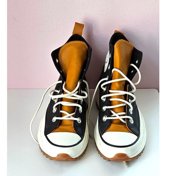 Converse Run Star Hike High Leather Shoes - Picture 1 of 7